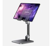 elitehood Soporte de aluminio para iPad, soporte ajustable para iPad para escritorio, soporte para tableta de escritorio para iPad Pro 12.9, 11, Air Mini 4, 5 y más tabletas de 4 a 13 pulgadas, color