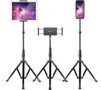 Elitehood Tripié Ajustable 165cm para Tablets desde 4.7" hasta 13" - iPad, iPad Pro, Samsung Galaxy Tab, Surface Pro