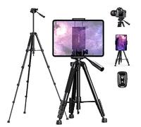 Elitehood Trípode de Cámara Móvil, Soporte Cámara para Grabación de Vídeo, Trípode para iPad Compatible con Tabletas de 4 a 12,9 Pulgadas