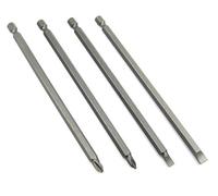 Elitexion Juego de 4 puntas de destornillador Phillips con ranuras, de 15,2 cm
