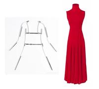 Elitix Maniquí Perchero de Pared con Forma de Vestido, Perchero de Pared con Forma de Vestido Articulado Que Se Puede Ocultar, Percha Telescópica para Maniquí para Sesión de Fotos, Perchero(XL)