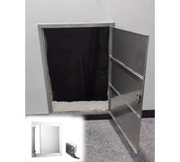Elitix Trampilla Pladur Puerta de Acceso de Acero Inoxidable con Resorte para Paneles de Yeso, Panel de Acceso de Plomería para Paneles de Yeso de 30x30 35x35 40x40 45x45 cm(350x350mm/14x14in)