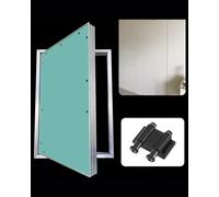 Elitix Trampilla Pladur Puerta de Acceso Pintable con Resorte para Paneles de Yeso, Panel de Acceso de Plomería Oculto para Paneles de Yeso de 40x40 45x45 60x60 cm(40x65cm (16x26in))