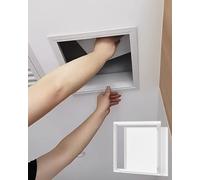 Elitix Trampilla Pladur Tapa de Registro 150 200 300 400 500 600mm, Cable de Baño Tapa de Acceso con Tapas Ocultas, Mueble de Cocina Universal Puerta de Inspección(59.9x59.9cm/599x599mm)