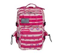 ELITRAINX Mochila 25L Táctica Portatil Bandera Repelente al agua para Deporte, Cabina Avión, Gimnasio, Oxford 1000D, CrossTraining (Leopard cream)