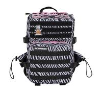 ELITRAINX Mochila 25L Táctica Portatil Bandera Repelente al agua para Deporte, Cabina Avión, Gimnasio, Oxford 1000D, CrossTraining (Zebra)