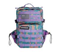 ELITRAINX Mochila 25L Táctica Portatil Repelente al agua para Deporte, Cabina Avión, Gimnasio, Oxford 1000D, CrossTraining by ELITEX TRAINING (Lavanda camuflaje)