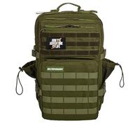 ELITRAINX Mochila 45L Táctica Militar USA Impermeable Deporte, Cabina Avión, CrossTraining, Aire Libre Deportes Gimnasio Portatil (Verde)