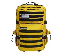 ELITRAINX Mochila 45L Táctica Repelente al agua Zona de Parches, Cabina Avión, CrossTraining, Oxford 1000D Gimnasio Portatil by ELITEX TRAINING (Yellow)