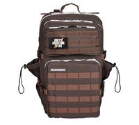 ELITRAINX Mochila Táctica 45L - Mochila Cabina Avión 40x20x25, Crossfit, Oxford 1000D Impermeable, Compartimento Zapatillas, Gimnasio, Hombre y Mujer(Coffee)