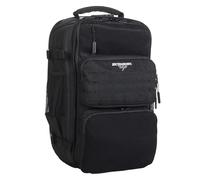 ELITRAINX Mochila Táctica de 45L PRO Repelente Lluvia con Bolsillo Termico, Compartimento Zapatillas, Cierre de Seguridad, Cremalleras selladas, Compartimento Portatil by Elitex Training (BLACK)