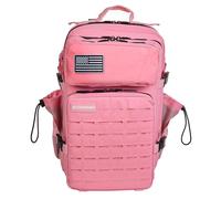 ELITRAINX V2 45L Mochila Táctica Repelente al Agua con Compartimento Zapatillas y Portatil, Cabina Avión Viajes, Cremallera Impermeable Oxford 1000D por ELITEX TRAINING (Rosa)
