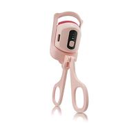 Elitzia ET2256 - Rizador de pestañas eléctrico de mano que crea pestañas levantadas con 3 modos de calor, pantalla LCD para todos los ojos contorneados (rosa)