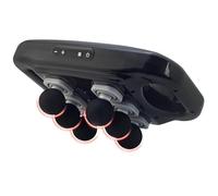 Elitzia ETD366 - Pistola de masaje eléctrica de tejido profundo de 6 cabezales para aliviar el dolor de espalda y cuello, 20 ajustes de velocidad, masajeador de piernas, silencioso y potente, pistola