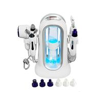 Elitzia Máquina de belleza facial profesional 5 en 1 de hidrooxígeno, dispositivo de masaje para el cuidado de la piel facial caliente y fría, H2O2, rejuvenecimiento de la piel, eliminación de arrugas