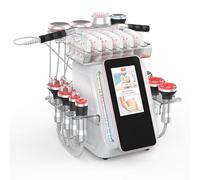 Elitzia Máquina profesional 13 en 1 para esculpir el cuerpo con cavitación de 80 K, RF al vacío, RF Lipo láser y EMS, cavitación multifuncional, adelgazante para adelgazar la piel, dispositivo de