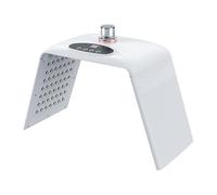 Elitzia Máscara de terapia de luz LED de 7 colores con fotón con spray que repone profundamente el cuidado de la piel, almacenamiento plegable, máscara de terapia de luz LED, rejuvenecimiento de la
