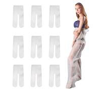 Elitzia Pantalones largos desechables no tejidos protectores sanitarios para yoga, sauna para spa, belleza y tratamientos médicos, transpirables, a prueba de polvo, resistentes al desgarro (paquete de