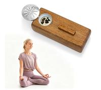 Elitzia Práctico quemador de incienso de madera para meditación y yoga, calefacción automática, liberación de virutas de madera, aroma, aromaterapia, incienso, purifica el aire tipo C, carga para