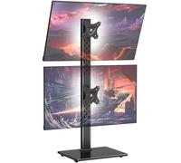 ELIVED EV2012 - Soporte de monitor dual para escritorio, brazo de monitor independiente para la mayoría de monitores de 13 a 32 pulgadas con VESA 75 x 75/100 x 100 mm hasta 15 kg, rotación de 360° de