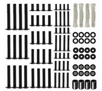 ELIVED Juego de tornillos VESA universales para montaje en TV, kit de hardware apto para la mayoría de televisores o monitores de hasta 80 pulgadas, incluye tornillos M4, M5, M6, M8, espaciadores,