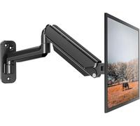 ELIVED Soporte de Pared con Resorte de Gas para Monitores de PC de 13-32 Pulgadas con VESA 75x75 / 100x100mm hasta 9KG, Inclinación, Giro, Brazo de Monitor Sencillo con Altura Ajustable EV023