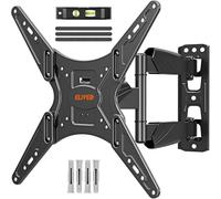 ELIVED Soporte de Pared Giratorio inclinable para la mayoría de televisores LED, LCD, OLED Planos y curvos de 26-55 Pulgadas de hasta 40 kg, con VESA máximo de 400 x 400 mm EV009