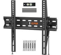 ELIVED Soporte de Pared inclinable para TV, Soporte de TV Ultra Delgado para la mayoría de Pantallas LCD Planas o curvadas de 26 a 60 Pulgadas, LED, televisores OLED con VESA 75 x 75 mm-400 x 400 mm