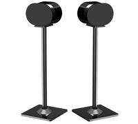 ELIVED Soporte para altavoces Sonos Era 300, altura 80,7 cm, base de cristal, máx. 5 kg, negro, 1 par, EV5026