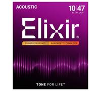 Elixir 16002 NANOWEB Phosphor Bronze Strings 10-47