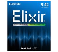 Cuerda de guitarra eléctrica Elixir OPTIWEB Super Light .009-.042 # 19002 NUEVO