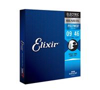Elixir Cuerdas para guitarra eléctrica Strings con recubrimiento POLYWEB, calibre ligero personalizado (.009-.046)