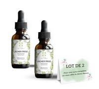 Elixir floral suelto - Se recomienda para calmar a las personas que no pueden relajarse, permite dejar espacio para la serenidad. Fl de 30 ml, lote de 2