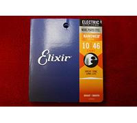 Elixir Nanoweb 12052 - Revestimiento de luz cuerdas para guitarra eléctrica 10 - 46 (, 2 paquetes)