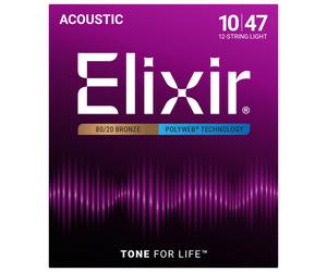 Elixir Polyweb Light 12 Str. Acoustic
