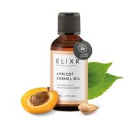 ELIXR - Aceite de semilla de albaricoque orgánico prensado en frío - Para cara, cuerpo y cabello - Aceite de cuidado hidratante y rejuvenecedor - Fabricado en ES