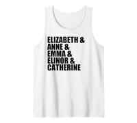 Elizabeth Anne Emma Elinor Catherine Jane Austen lidera Meme Camiseta sin Mangas
