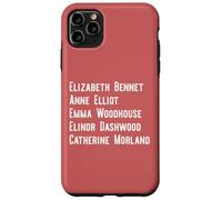Elizabeth Anne Emma Elinor Catherine Jane Austen lidera Meme Carcasa para iPhone 11 Pro MAX