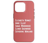 Elizabeth Anne Emma Elinor Catherine Jane Austen lidera Meme Carcasa para iPhone 16 Pro