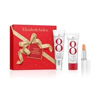 Elizabeth Arden - Estuche de rutina con brillo e hidratación - Eight Hour Hydraplay - Limpiador diario 2 en 1 - Hidratante para el perfeccionamiento de la piel, bálsamo protector de labios SPF 15
