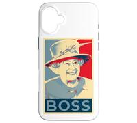 Elizabeth Boss Su Alteza Real Reina de Inglaterra Carcasa para iPhone 16 Plus