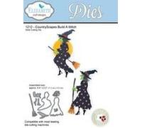 Elizabeth Craft Designs CountryScapes-Construye un Troquel de Bruja, Metal, Gris, 20.8 x 13.2 x 0.2 cm