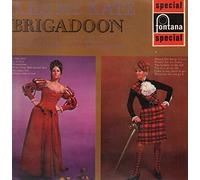 ELIZABETH LARNER,BARRY KENT,MICHAEL SAMMES SINGERS - KISS ME KATE AND BRIGADOON LP (VINYL ALBUM) UK FONTANA 1965