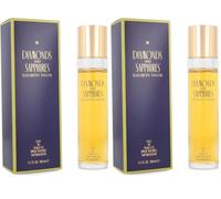 Elizabeth Taylor Diamonds and Sapphires Agua de Toilette con Vaporizador - 100 ml (Paquete de 2)