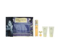 Elizabeth Taylor White Diamonds - Eau de Toilette de 50 ml, juego de regalo de fragancia de 4 piezas, perfume floral chipre, regalo de fragancia de lujo para mujer