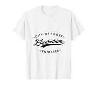 Elizabethton Tennessee TN Ciudad del Poder para Hombres y Mujeres Camiseta