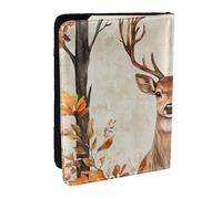 Elk are in The Woods - Funda organizadora para pasaporte de piel sintética para viajes, para hombres y mujeres, 6.5 pulgadas