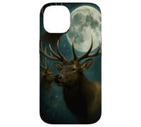 Elk Howling at the Moon - Funny Elk Hunting Man Mujeres Carcasa para iPhone 14