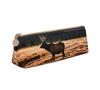 Elk In The Meadow Estuche de lápices de gran capacidad para bolígrafos, bolsa de papelería simple, organizador de oficina, bolsa de marcador, caja multifonction, bolsa de maquillaje