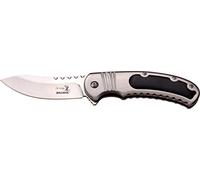 Elk Ridge Navaja Hunter Acero Inoxidable Negro Mango de Madera, Longitud Cerrado cm: 11,43, elkr de 1296